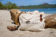El Bolsero Large Beach Tote 12oz Cotton Natural ColorBolso de Playa Grande de Algodón de 12 oz Color Natural Playa Conchal Costa RIca