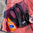 El Bolsero Bag Net 100% Cotton Color Black Beach Arena Full Picture Bag with Accessories